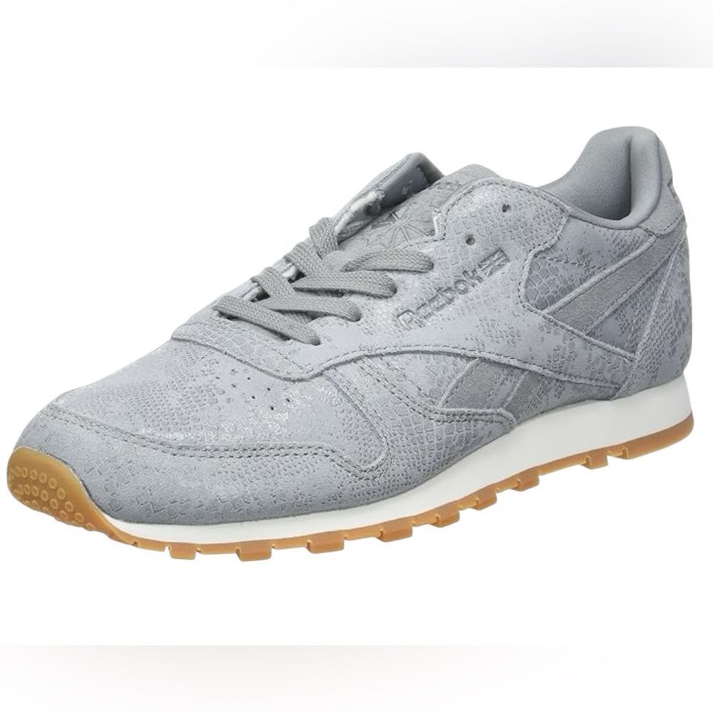 Reebok Womens Classic Exotic Gray Sneakers Size 8